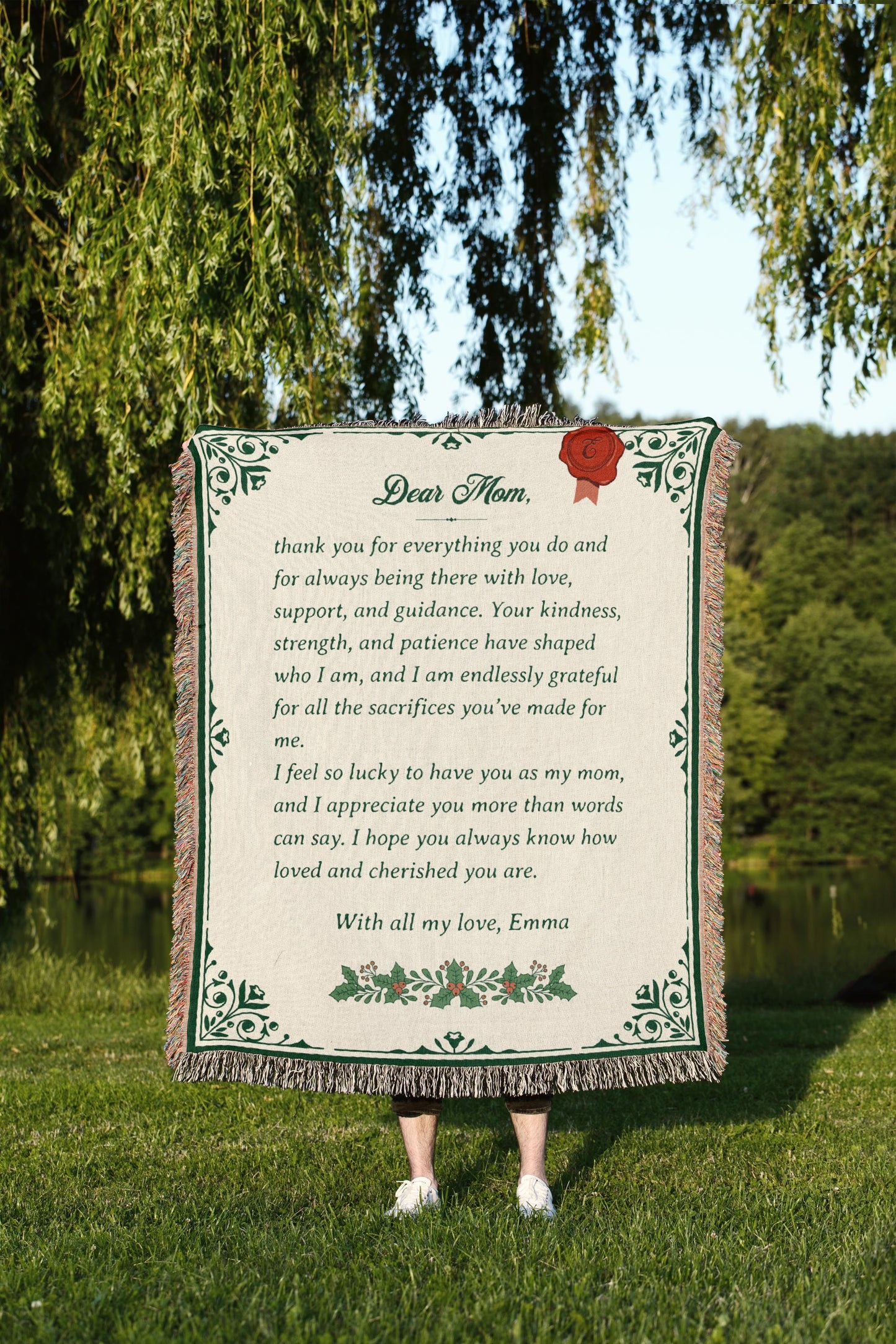 LOVE LETTER BLANKET - Christmas