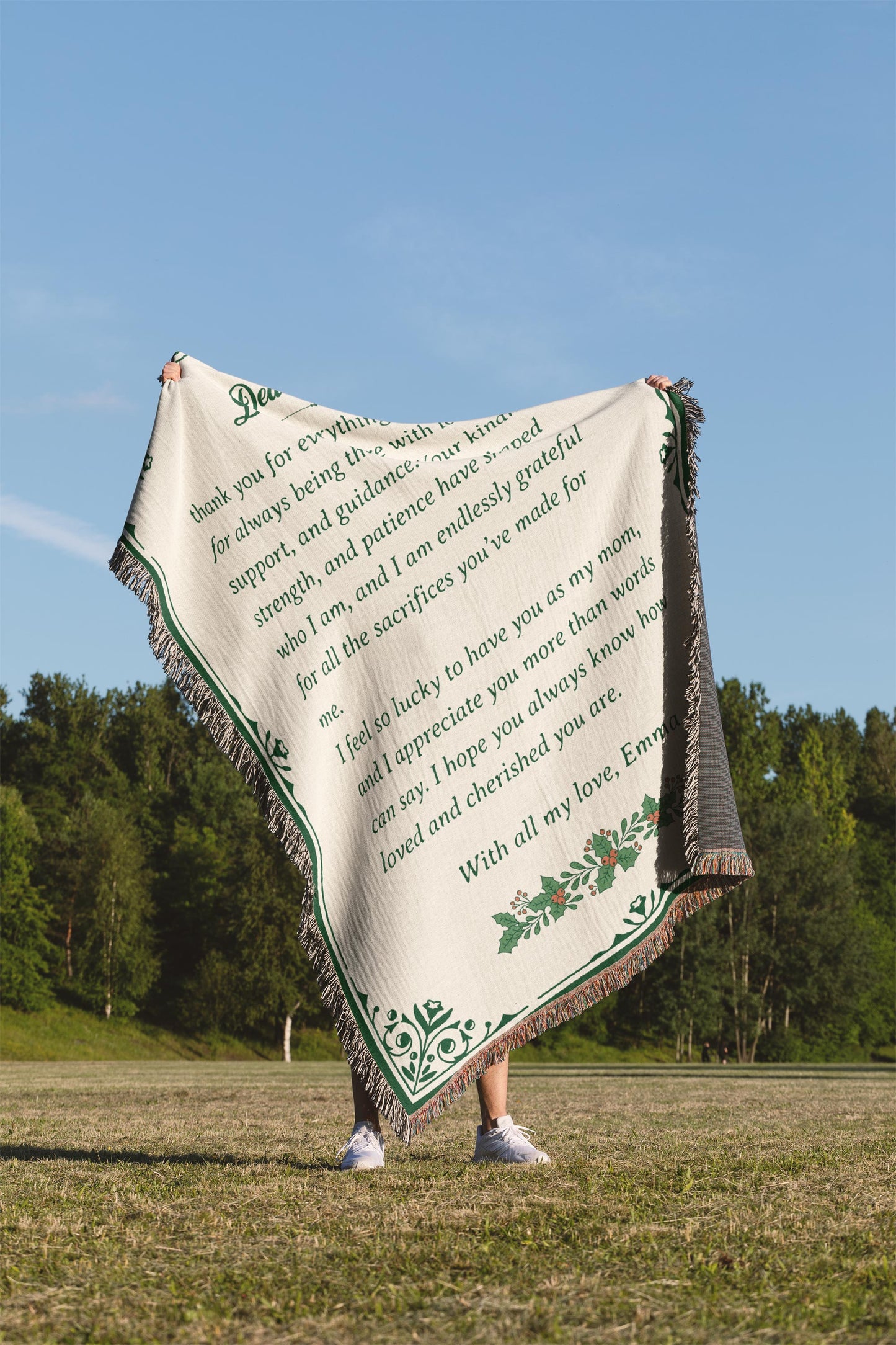 LOVE LETTER BLANKET - Christmas
