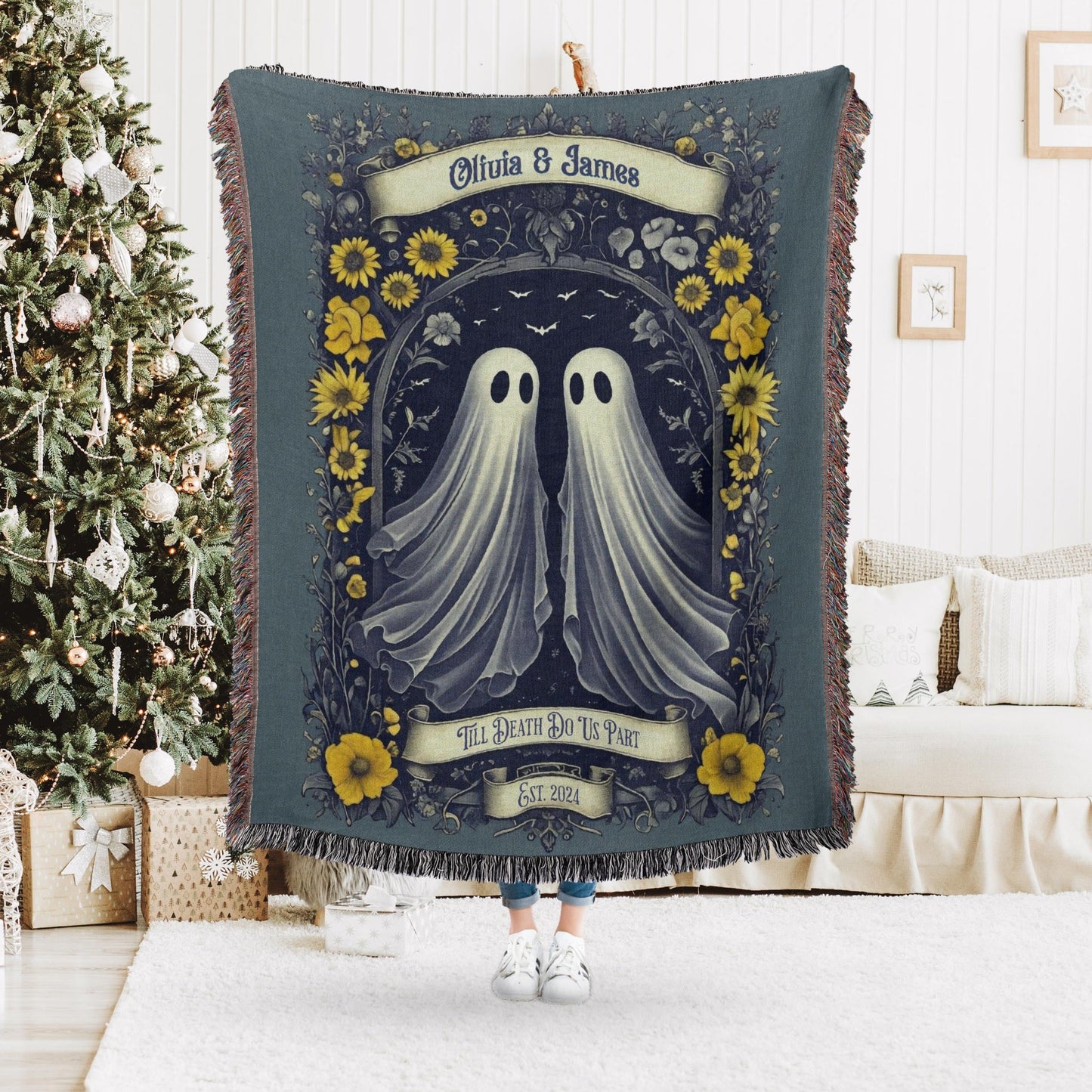 COUPLE BLANKET: Till Death Do Us Part