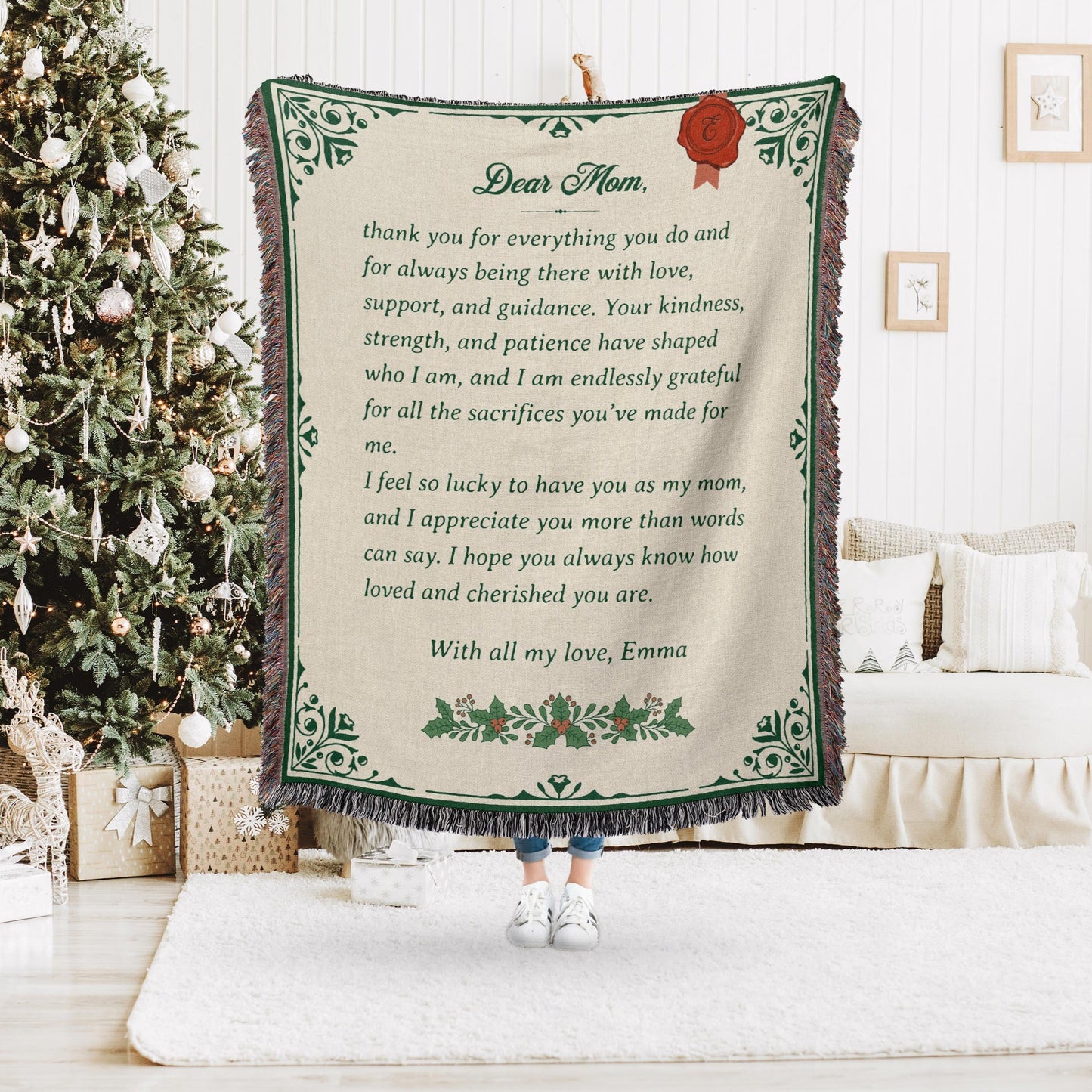 LOVE LETTER BLANKET - Christmas