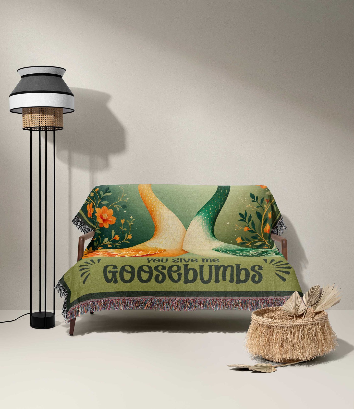 COUPLE BLANKET: You Give Me Goosebumbs - Colorful