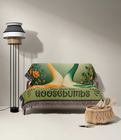COUPLE BLANKET: You Give Me Goosebumbs - Colorful