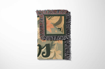 COUPLE BLANKET: You Give Me Goosebumbs - Green