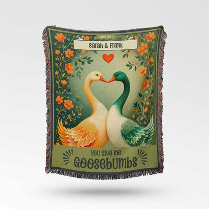 COUPLE BLANKET: You Give Me Goosebumbs - Colorful